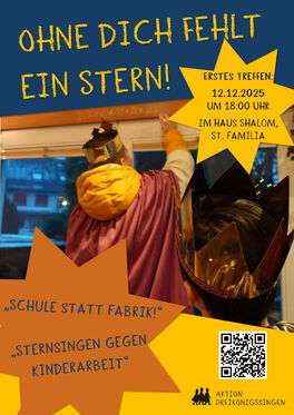 Anmeldeflyer der Sternsinger